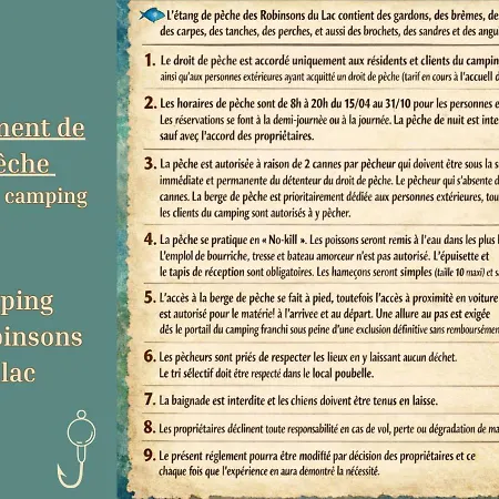 Campeggio Mobile 2 Au Bord Du Lac, Peche Gratuite Sans Permis Ardres